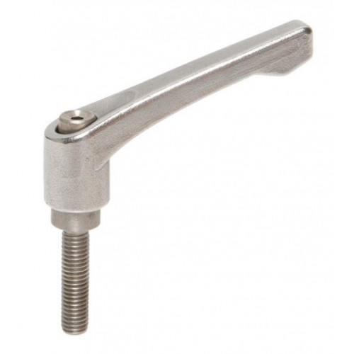 Male Stainless Steel Indexed Clamping Handle